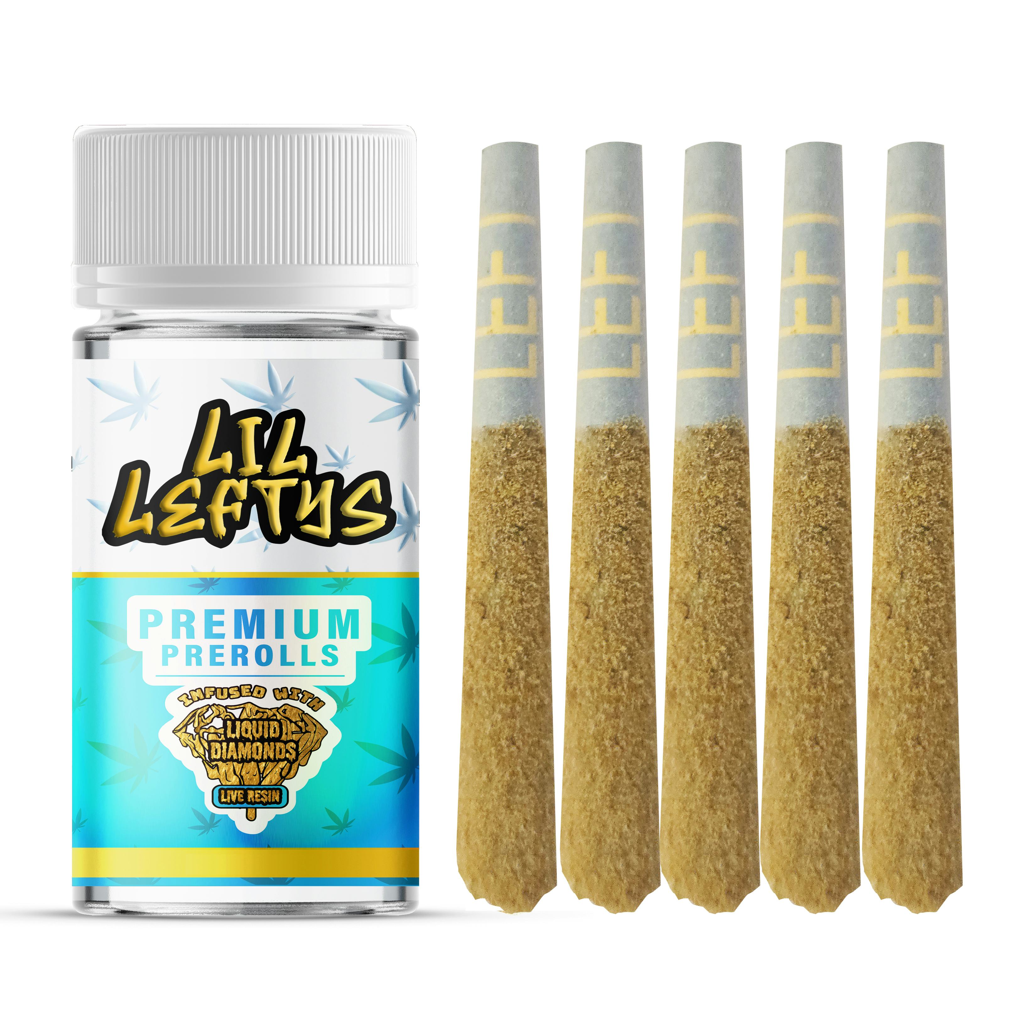 Lil Leftys Maui Waui | Infused Pre-Rolls 0.75g 5 pack | 3.75g