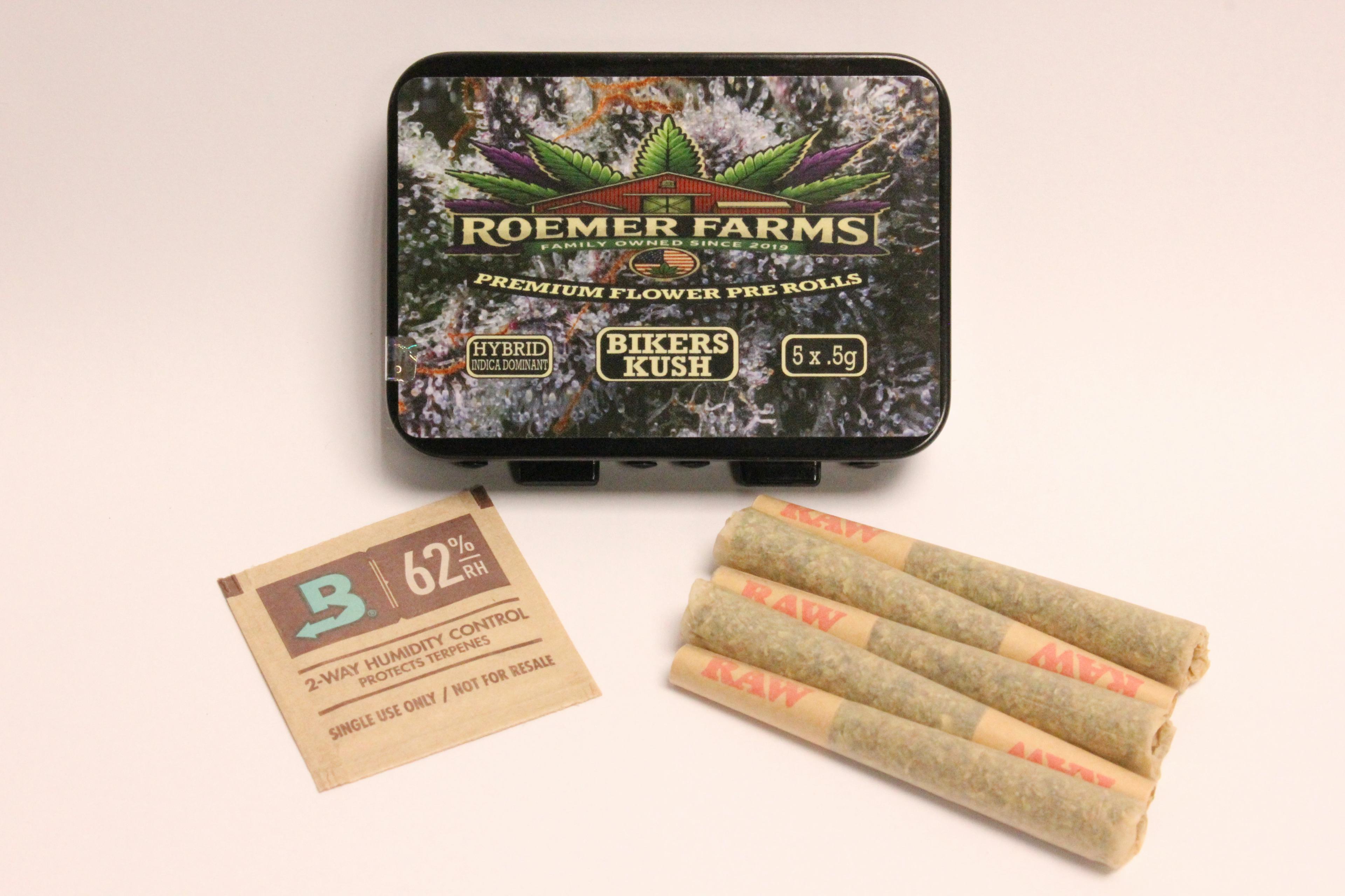 Bikers Kush Premium Pre-Rolls | .5g | 5pk (Microgrow)