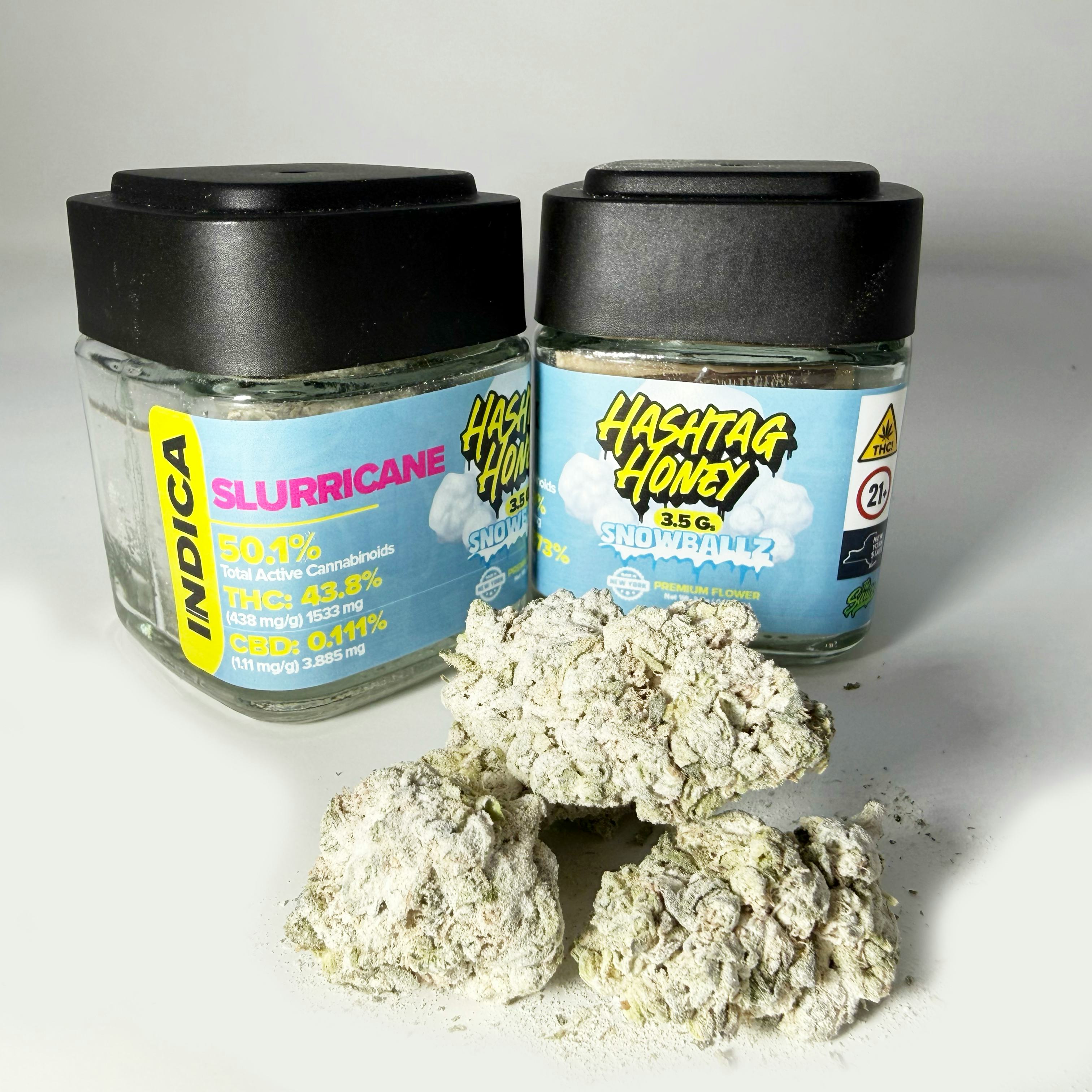 Slurricane | 3g Flower + .5g THCA = 3.5g Infused Snowballz