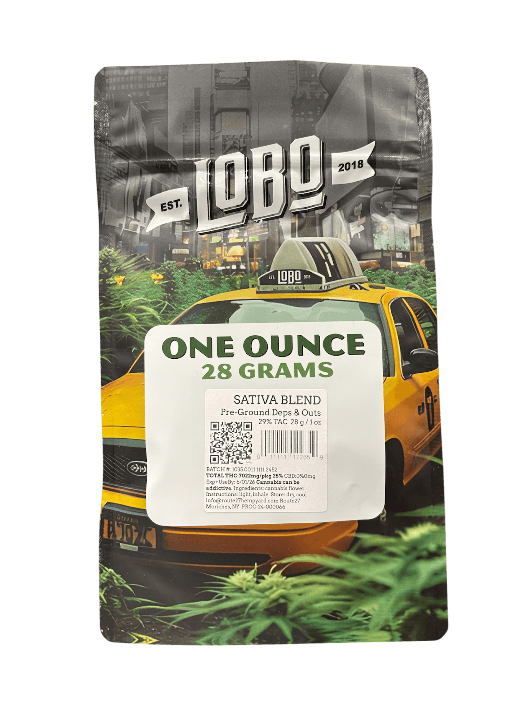 Sativa Blend - 28g Pre-Ground